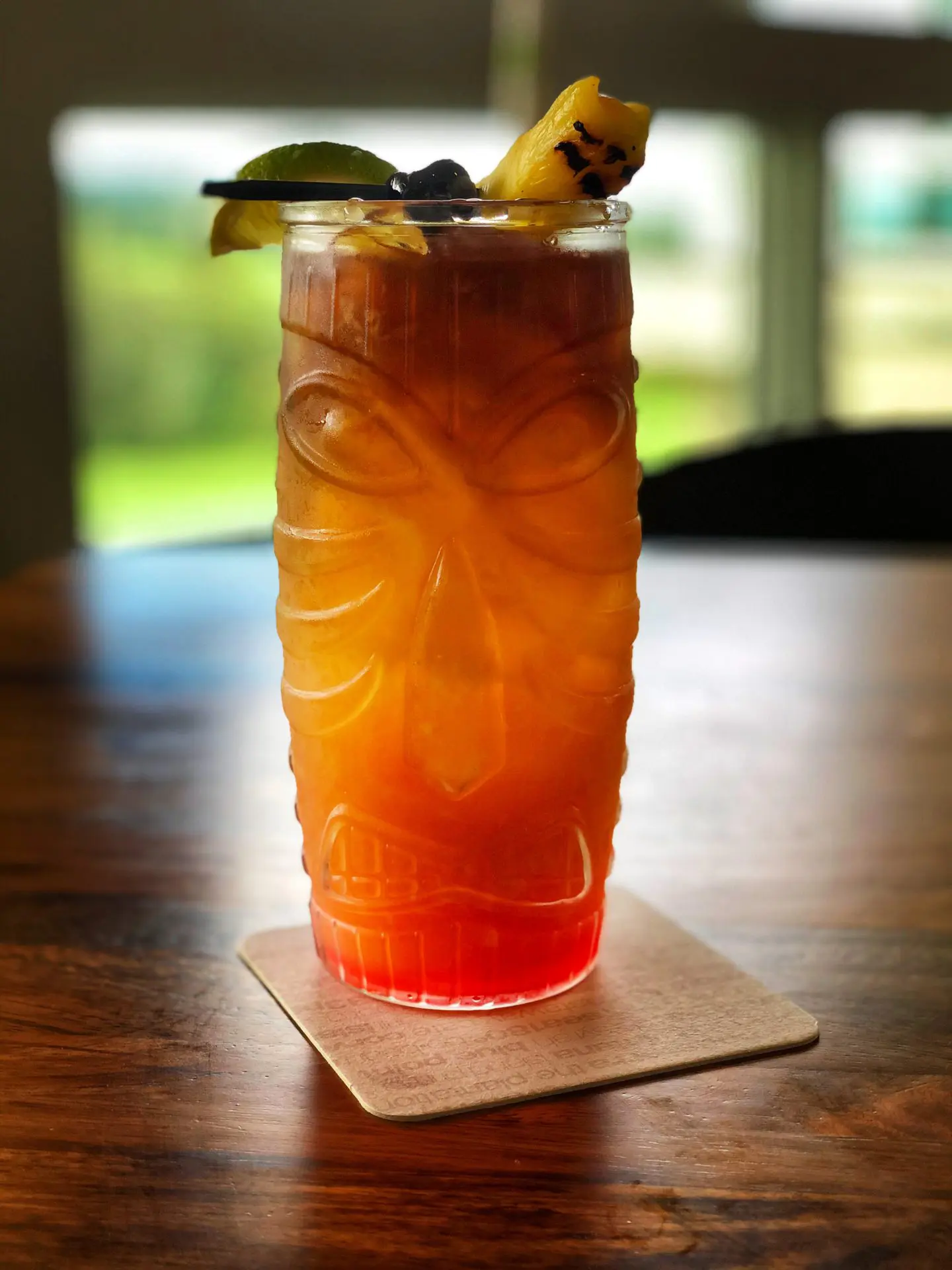 A Mai Tai at Maui’s Plantation House Restaurant: A Hawaiian restaurant located on the Plantation Golf Course provides scenic views from the 19th hole and serves sophisticated island dishes. 