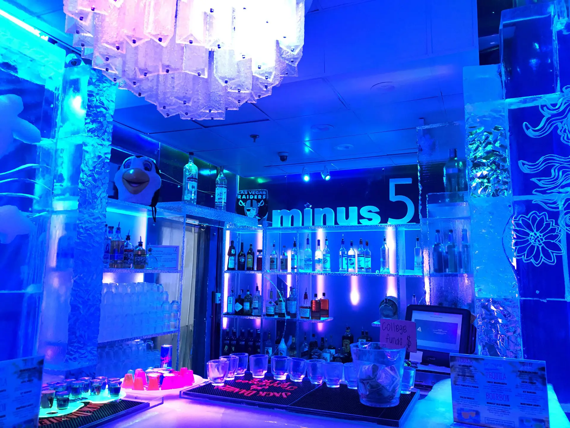 Minus 5° Ice Bars is the coolest bar in Las Vegas so it's the best to visit when you want to cool down