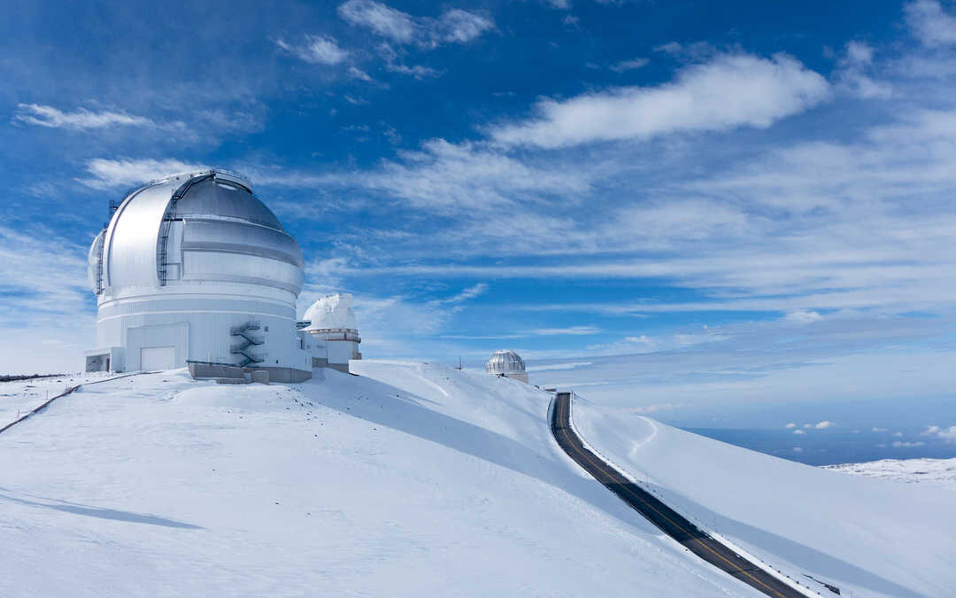 Hey, There’s Snow on Mauna Kea! In Hawaii!